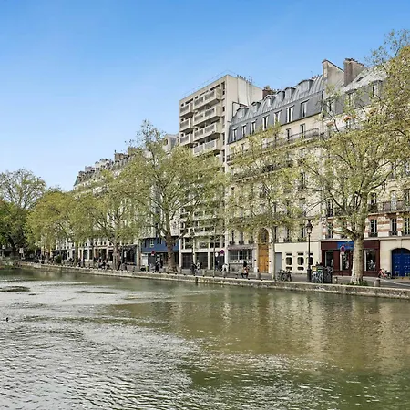 Stunning Flat 2 Bedrooms Sleeps 6 Canal Saint-martin 公寓